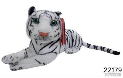 Imagen de PELUCHE TIGRE BLANCO ECHADO 4.24